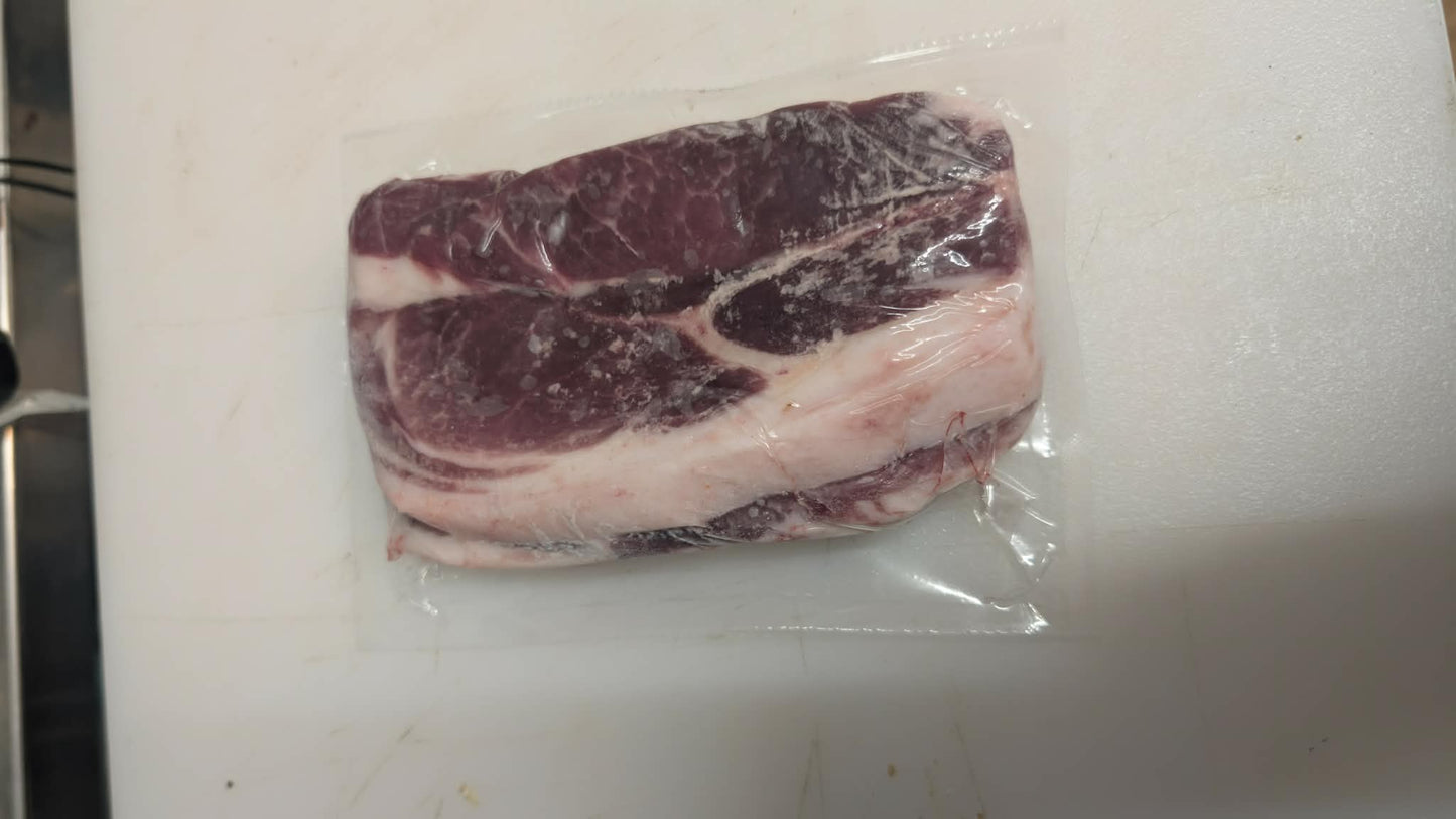 Pork Shoulder Steak - 2 per pkg -$10/lb nonGMO Pastured